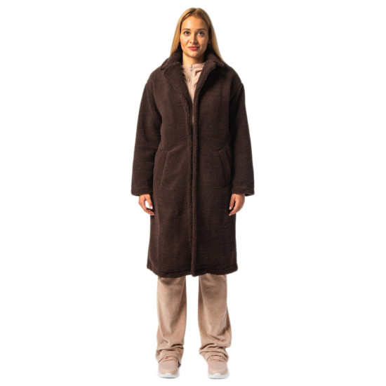 Be Nation Γυναικείο Jacket Sherpa Long Be Nation Γυναικείο Jacket Sherpa Long